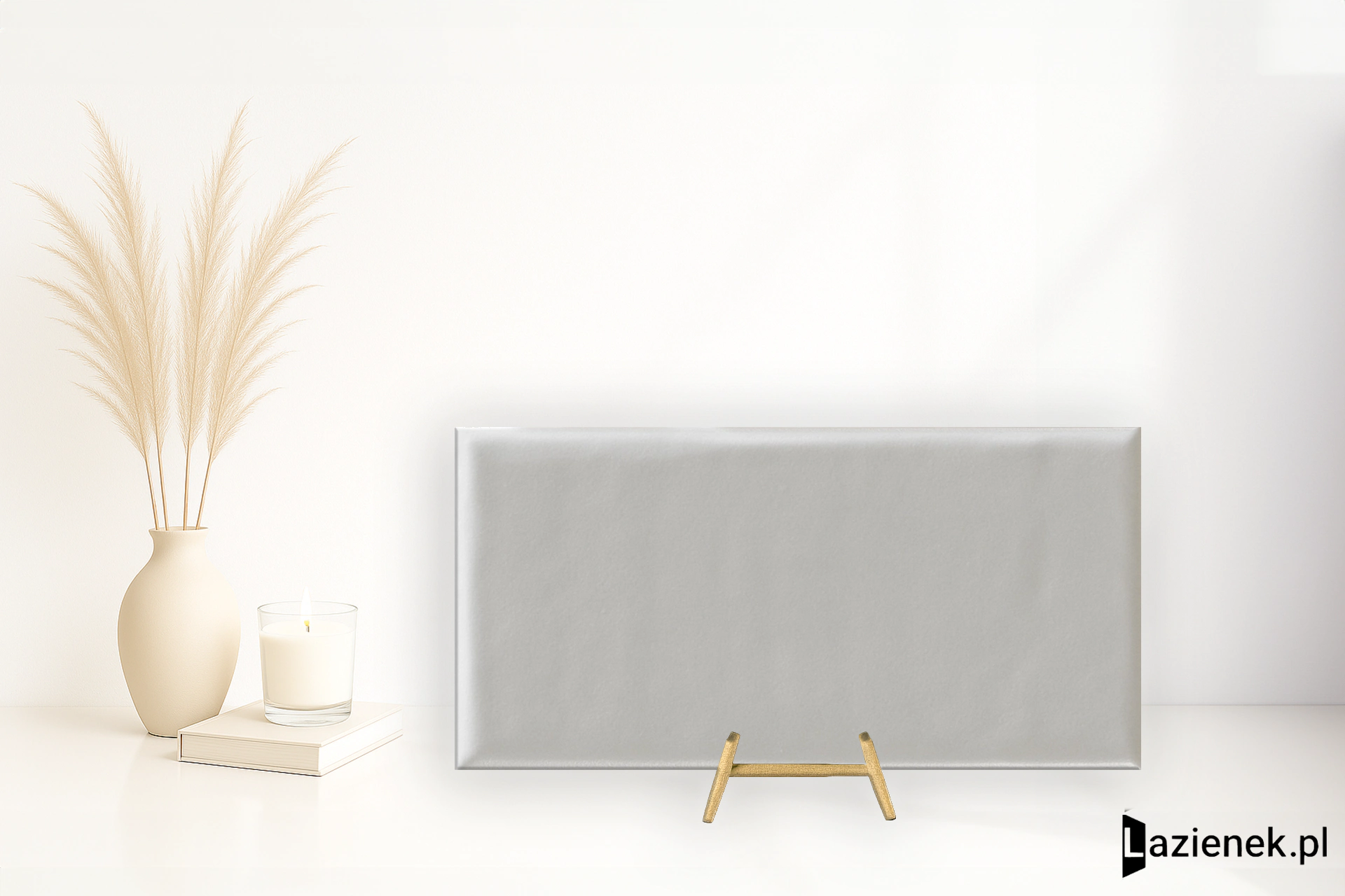 La Fabbrica Ava Grooves Grey błyszcząca 7.5x15 cm gr. 9 mm - płytka nierektyfikowana / (L)206007